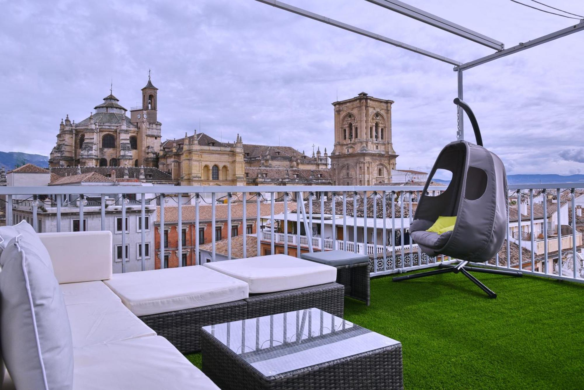Appartement Atico Panorama Catedral à Grenade Extérieur photo